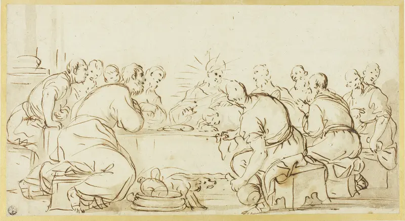 Last Supper Wall Art by Luca Giordano - High-Resolution Digital Print