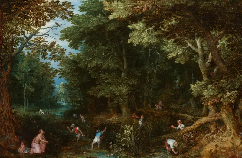 Latona en de Lycische boeren Wall Art by Jan Brueghel (I) - High-Resolution Digital Print