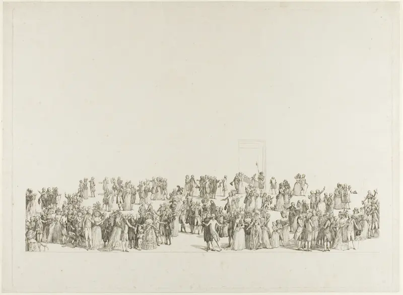Lauda-Conatum: Exposition au Salon du Louvre en 1787 (The Exhibition at the Salon du Louvre in 1787)