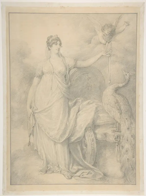 Lavinia, Countess Spencer as Juno Wall Art by Richard Cosway - High-Resolution Digital Print