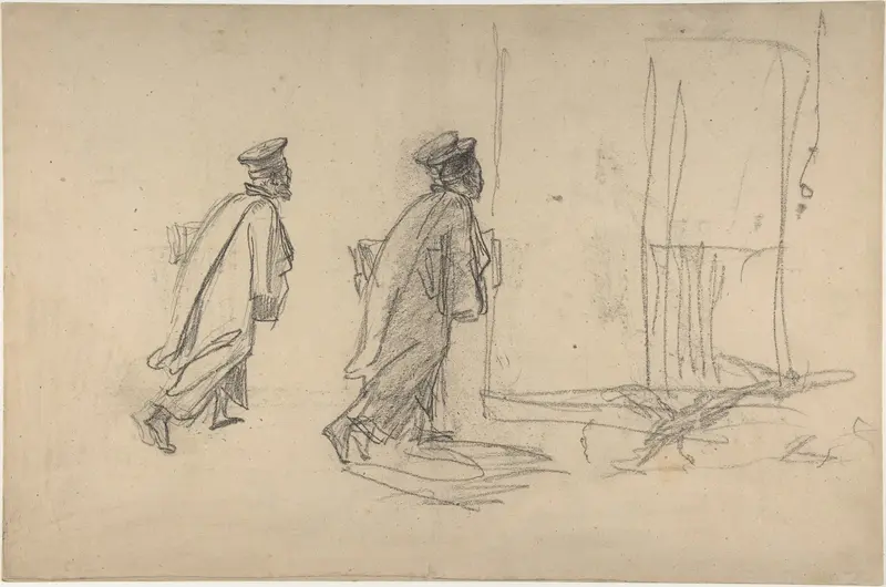 Lawyer on His Way to Court (Se Rendant à l'Audience) Wall Art by Thomas Couture - High-Resolution Digital Print
