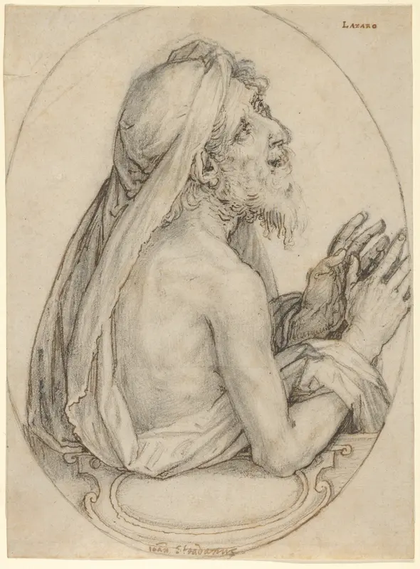 Lazarus Wall Art by Jan van der Straet, called Stradanus - High-Resolution Digital Print