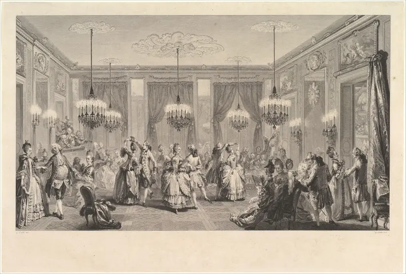 Le Bal Paré Wall Art by Antoine Jean Duclos - High-Resolution Digital Print
