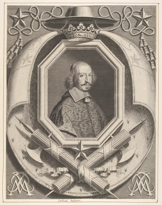 Le Cardinal Jules Mazarin Wall Art by Robert Nanteuil - High-Resolution Digital Print