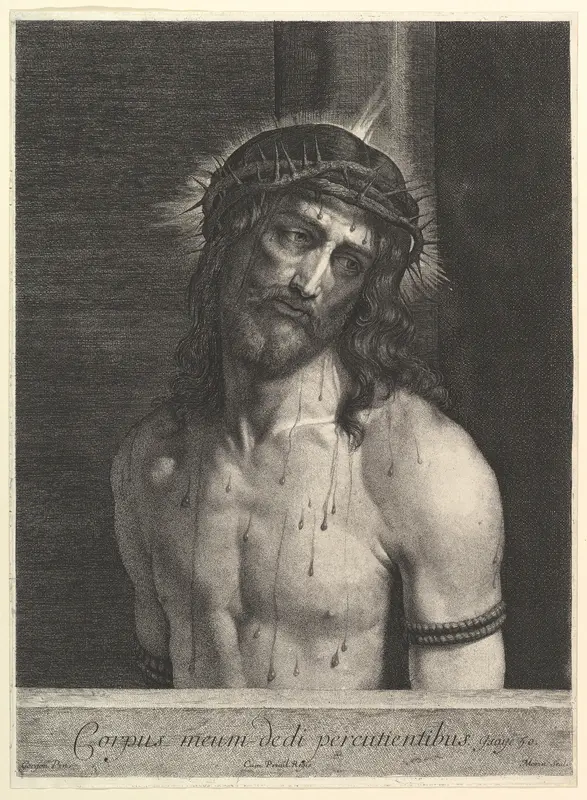 Le Christ a la colonne Wall Art by Jean Morin - High-Resolution Digital Print