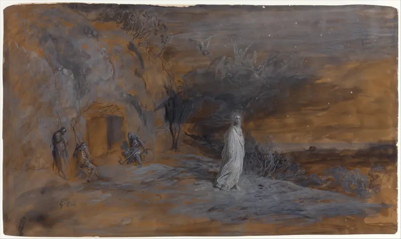 Le Christ sortant du tombeau Wall Art by Gustave Doré - High-Resolution Digital Print