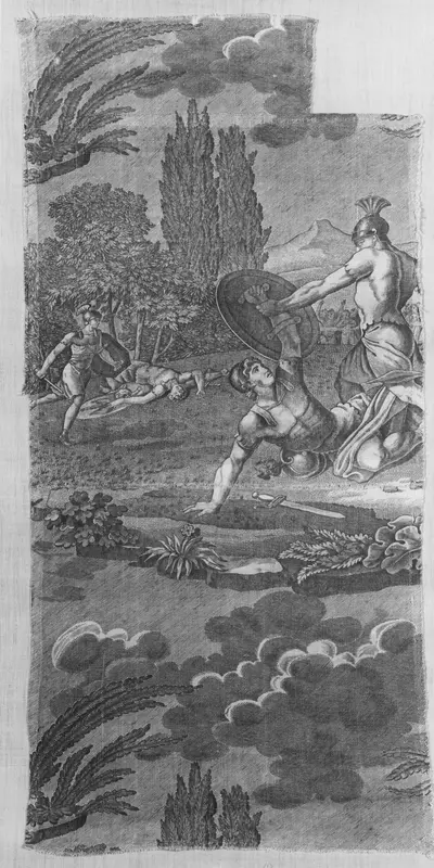 Le Combat des Horaces et des Curiaces (Furnishing Fabric)