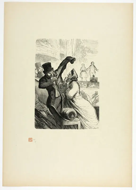 Le couplet final, from Tirage Unique de Trente-Six Bois Wall Art by Charles Maurand - High-Resolution Digital Print