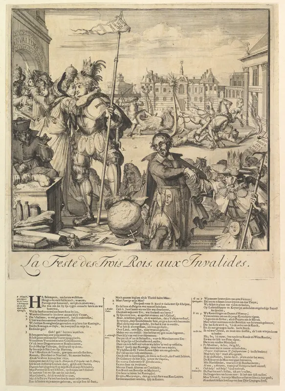 Le Feste des Trois Rois Wall Art by Romeyn de Hooghe - High-Resolution Digital Print