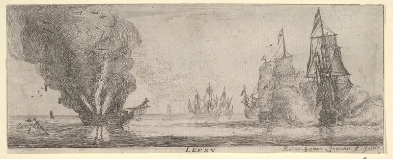 Le Feu, from The Elements Wall Art by Reinier Nooms, called Zeeman - High-Resolution Digital Print