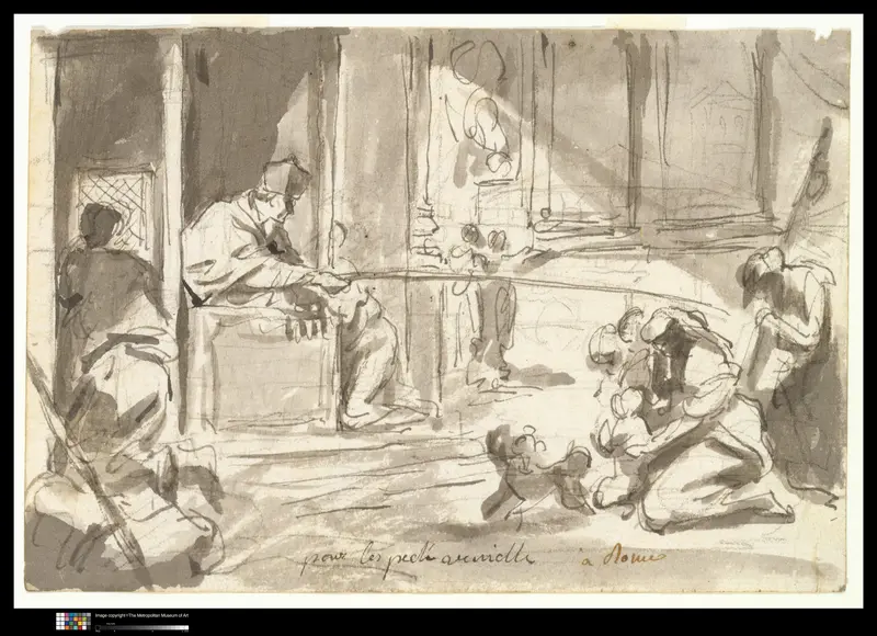 Le Grand Pénitencier Wall Art by Augustin Pajou - High-Resolution Digital Print