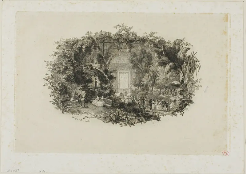Le Jardin d'Hiver Wall Art by Charles François Daubigny - High-Resolution Digital Print