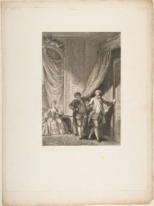 Le Magnifique, from "Contes et nouvelles en vers par Jean de La Fontaine. A Paris, de l'imprimerie de P. Didot, l'an III de la République, 1795" Wall Art by Jean-Baptiste Tilliard - High-Resolution Digital Print