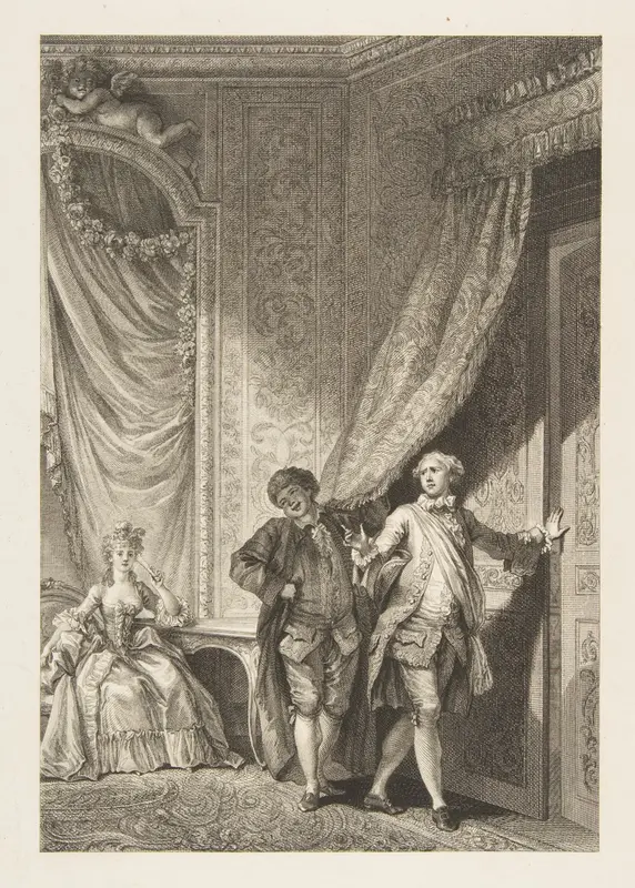 Le Magnifique, from "Contes et nouvelles en vers par Jean de La Fontaine. A Paris, de l'imprimerie de P. Didot, l'an III de la République, 1795" Wall Art by Jean-Baptiste Tilliard - High-Resolution Digital Print