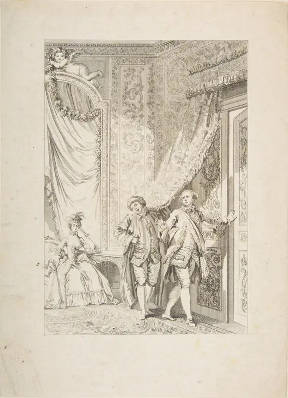 Le Magnifique, from Contes et nouvelles en vers par Jean de La Fontaine. A Paris, de l'imprimerie de P. Didot, l'an III de la République, 1795 Wall Art by Jean-Baptiste Tilliard - High-Resolution Digital Print