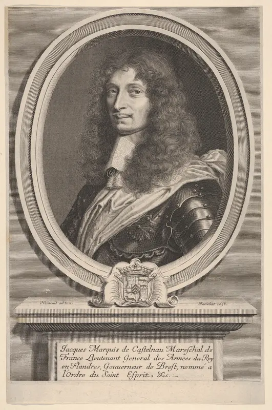 Le Maréchal de Castelnau (Jacques II de Castlenau, dit de Mauvissière) Wall Art by Robert Nanteuil - High-Resolution Digital Print
