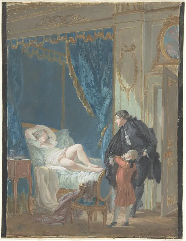 Le Matin (Morning) Wall Art by Pierre Antoine Baudouin - High-Resolution Digital Print