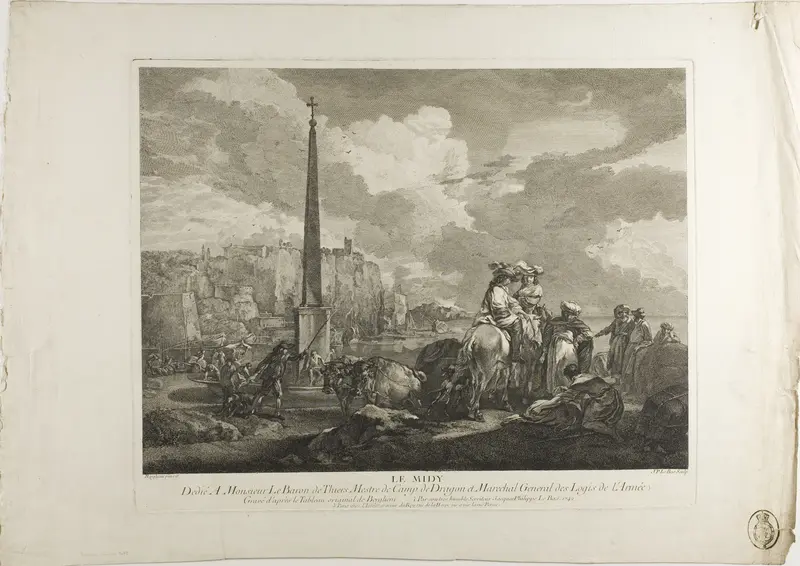 Le Midy Wall Art by Jacques Philippe Le Bas - High-Resolution Digital Print