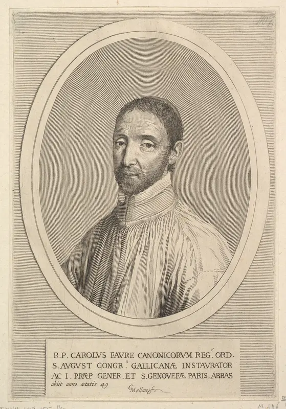 Le Père Charles Faure Wall Art by Claude Mellan - High-Resolution Digital Print