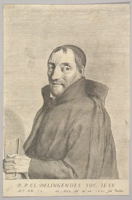 Le Père Claude de Lingendes Wall Art by Claude Mellan - High-Resolution Digital Print