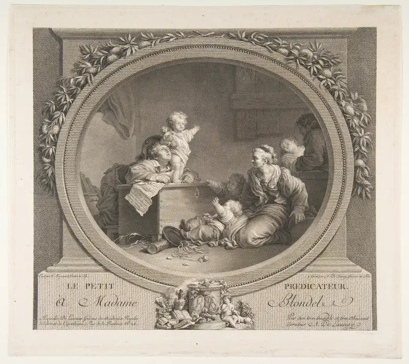 Le Petit Predicateur Wall Art by Jean Honoré Fragonard - High-Resolution Digital Print