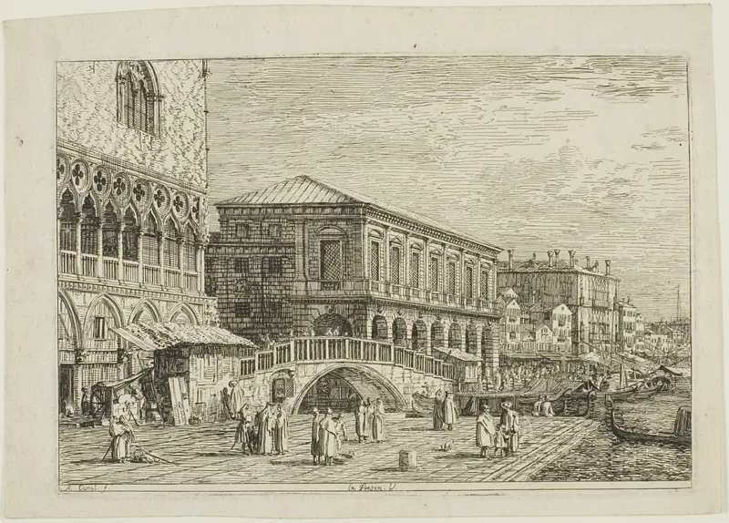 le Preson. V., from Vedute Wall Art by Canaletto - High-Resolution Digital Print