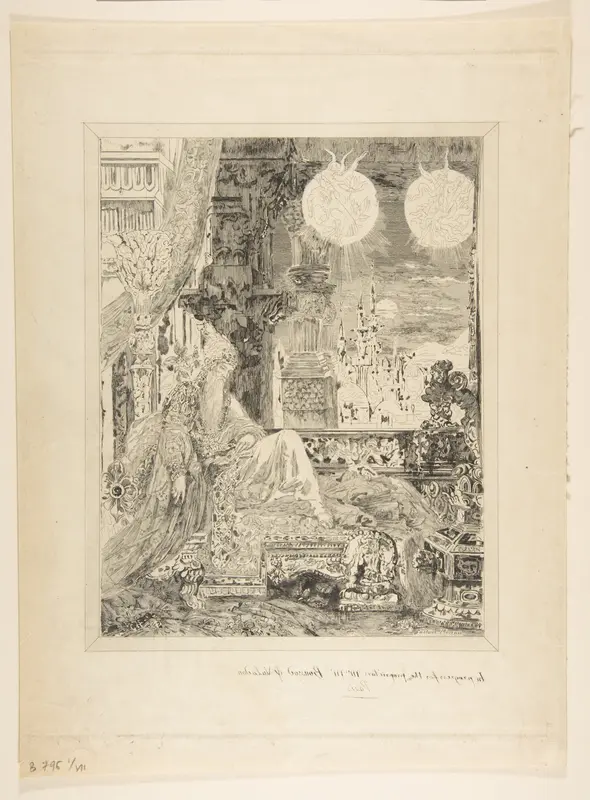 Le Songe d'un habitant du Mogol Wall Art by Félix Bracquemond - High-Resolution Digital Print