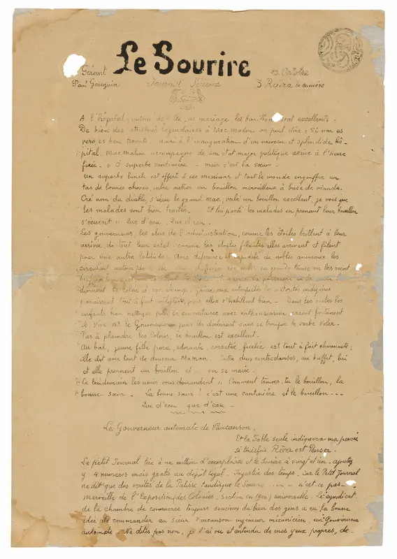 Le sourire: Journal sérieux, Oct. 13, 1899