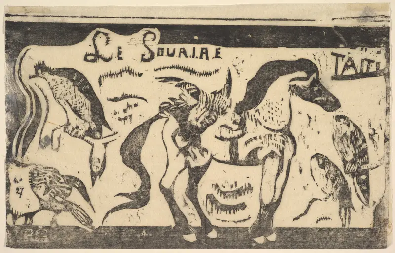Le Sourire;Taiti (Smile; Tahiti) Wall Art by Paul Gauguin - High-Resolution Digital Print