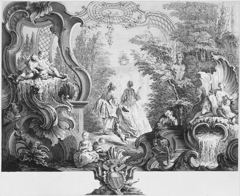 Le Temps de L'Apres dinée Wall Art by François Antoine Aveline - High-Resolution Digital Print