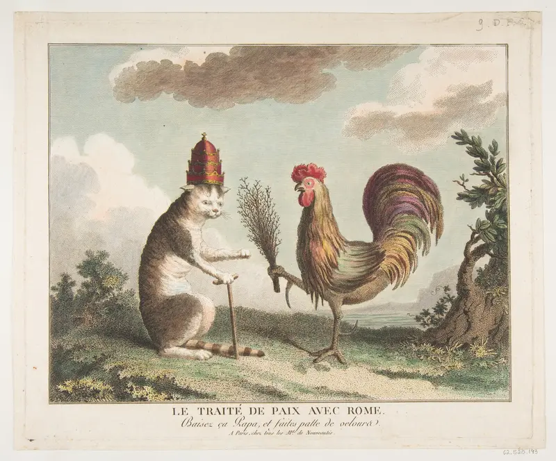 Le Traité de Paix avec Rome (The Peace Treaty with Rome) Wall Art by Anonymous, French, 18th century - High-Resolution Digital Print