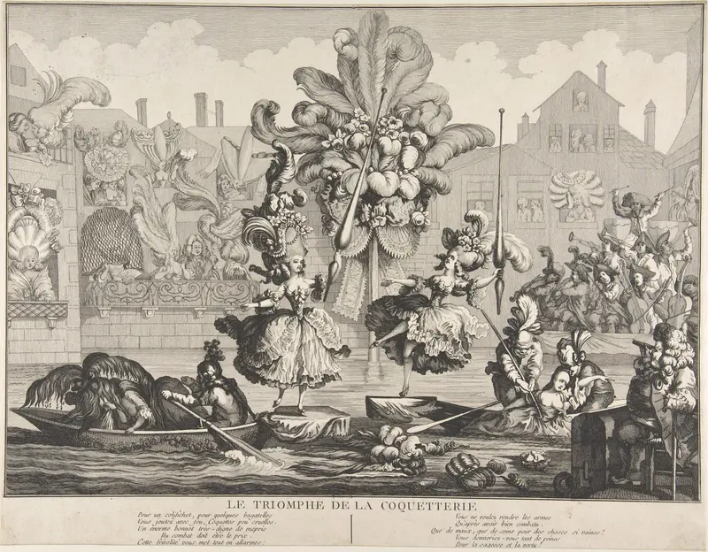 Le triomphe de la coquetterie Wall Art by Anonymous, French, 18th century - High-Resolution Digital Print