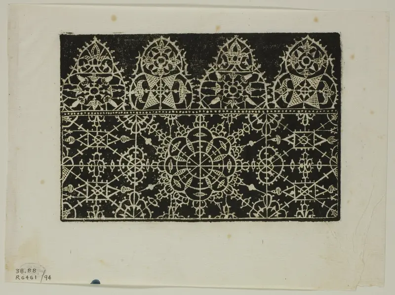 Leaf from Crown of Noble and Virtuous Women Wall Art by Cesare Vecellio - High-Resolution Digital Print