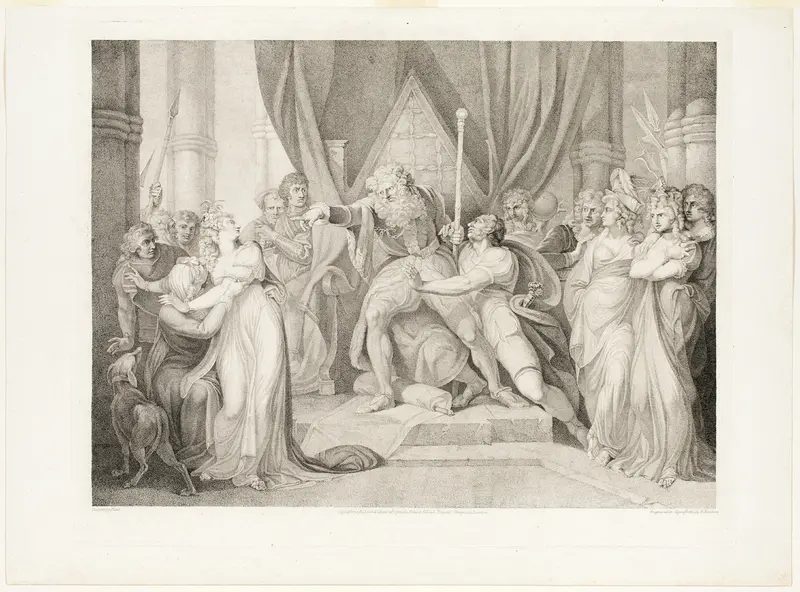 Lear Casting out his Daughter Cordelia