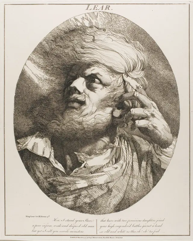 Lear Wall Art by John Hamilton Mortimer - High-Resolution Digital Print