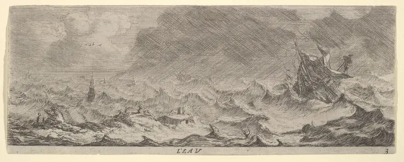 L'Eau, from The Elements Wall Art by Reinier Nooms, called Zeeman - High-Resolution Digital Print