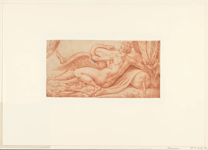 Leda en de zwaan Wall Art by anonymous - High-Resolution Digital Print