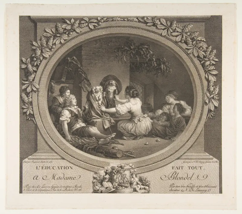L'Education fait tout Wall Art by Jean Honoré Fragonard - High-Resolution Digital Print