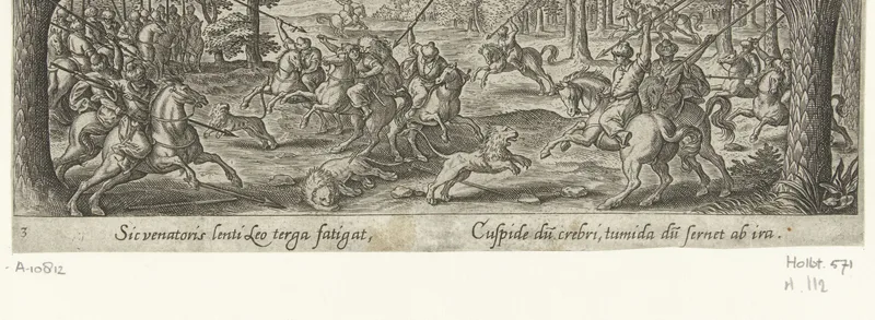 Leeuwenjacht Wall Art by Theodoor Galle - High-Resolution Digital Print