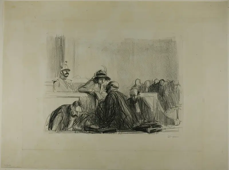 Legal Advice Wall Art by Jean Louis Forain - High-Resolution Digital Print