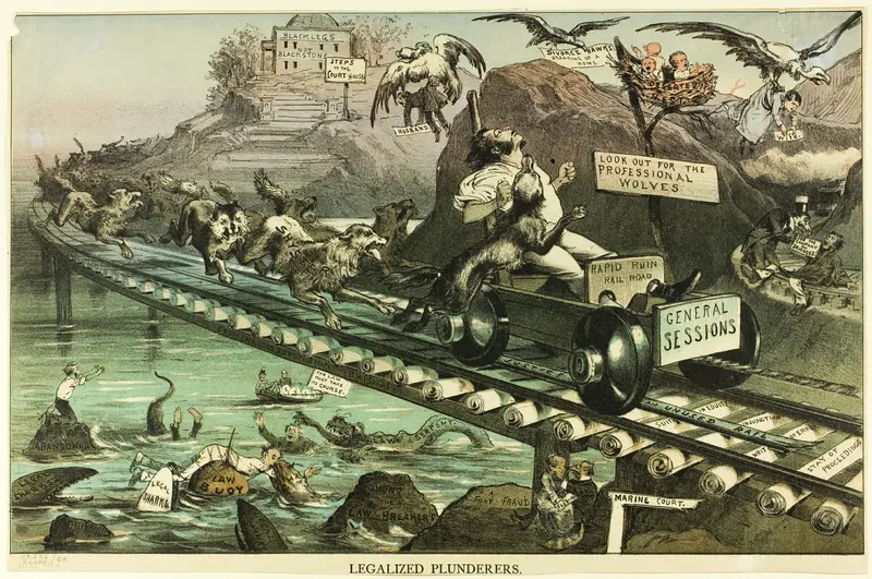 Legalized Plunderers, from Puck Wall Art by Unknown artist - High-Resolution Digital Print