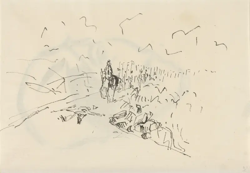 Leger dat op een lichaam op een weg stuit Wall Art by Rik Wouters - High-Resolution Digital Print