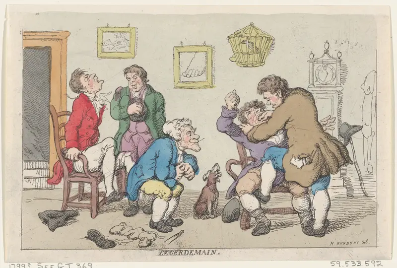 Legerdemain Wall Art by Thomas Rowlandson - High-Resolution Digital Print