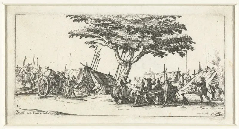 Legerkamp Wall Art by Jacques Callot - High-Resolution Digital Print
