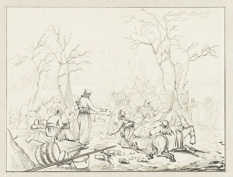 Legerkamp Wall Art by Pieter Bartholomeusz. Barbiers - High-Resolution Digital Print