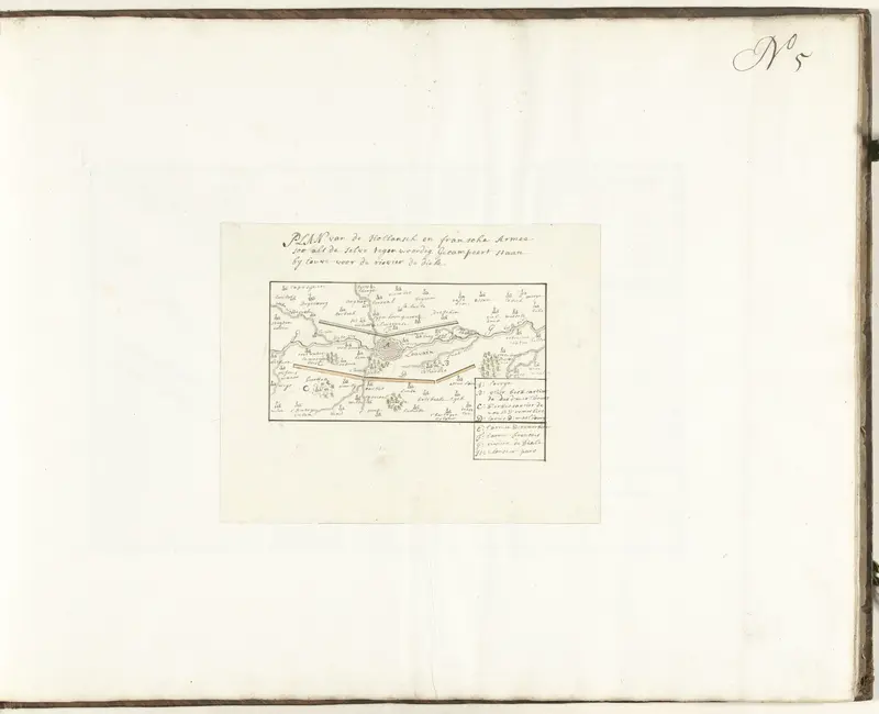 Legerkampen van de Hollandse en de Franse legers bij Leuven, ca. 1705 Wall Art by Samuel Du Ry de Champdoré - High-Resolution Digital Print