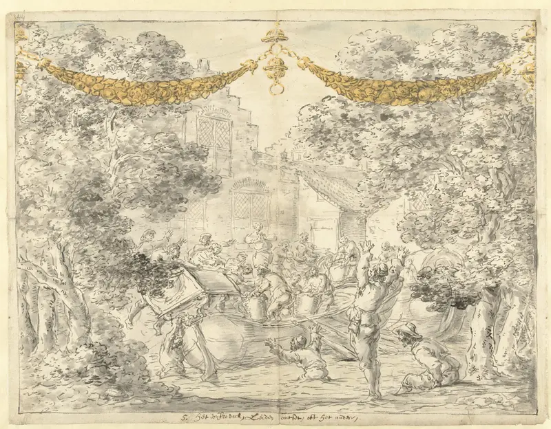 Leidens ontzet, 1574 Wall Art by Leonaert Bramer - High-Resolution Digital Print