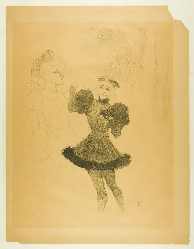 Lender and Lavallière, in Le Fils de L'Arétin