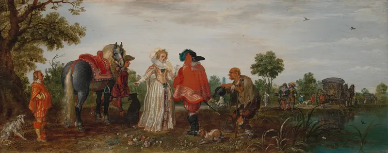 Lente Wall Art by Adriaen Pietersz van de Venne - High-Resolution Digital Print