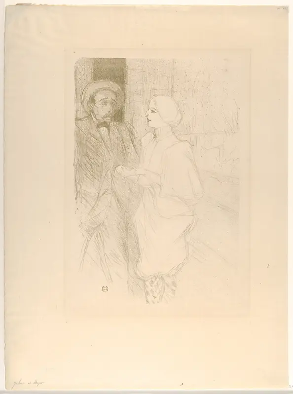 Léonie Yahne and Henry Mayer, in L'Age Difficile